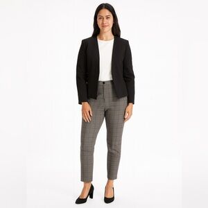 LOFT Plaid High Waist Skinny Pants